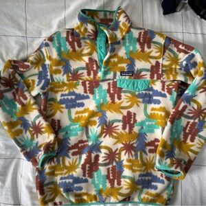 Patagonia Synchilla Fleece, Palm print